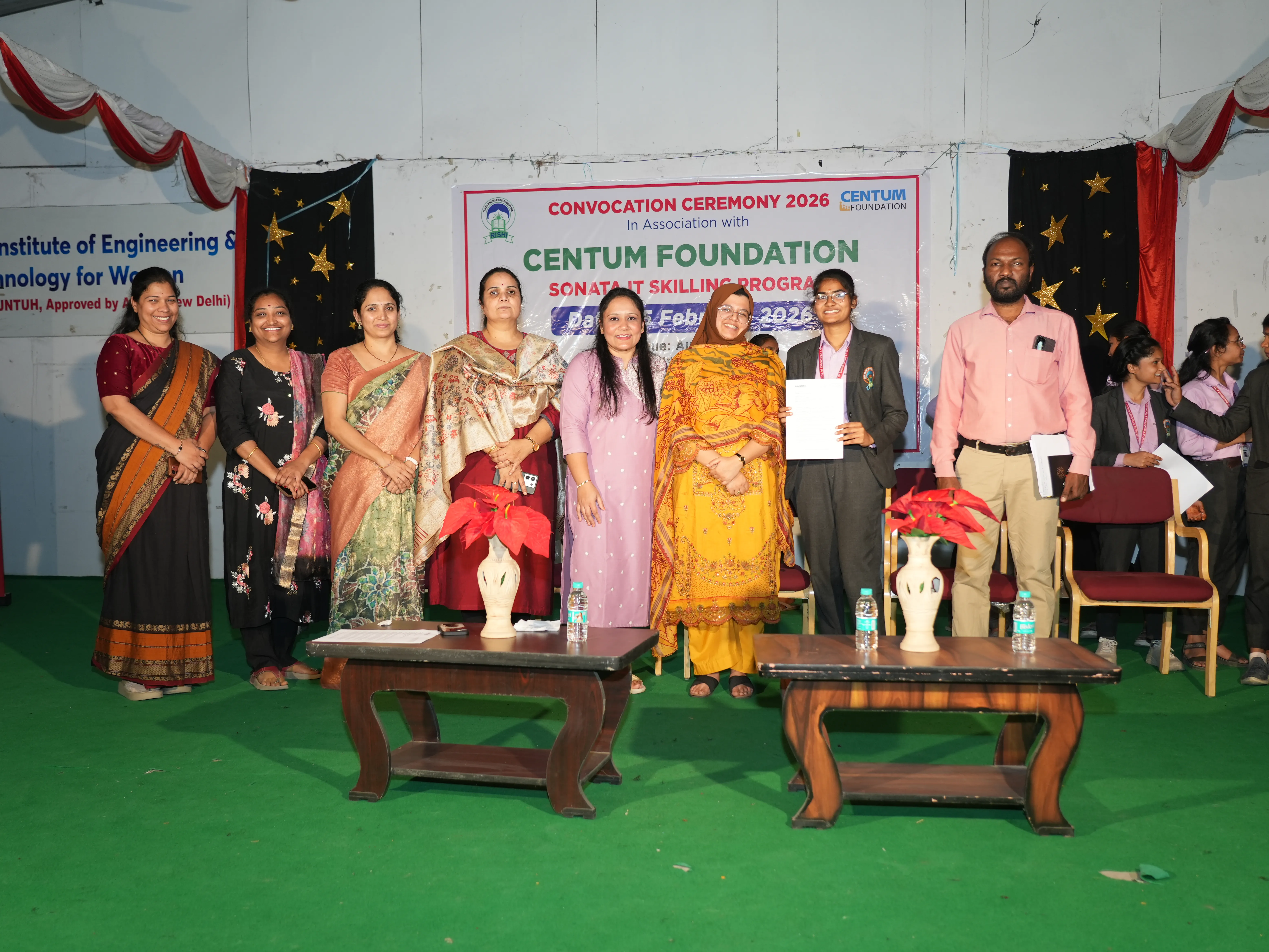 Convocation Ceremony of Sonata CSR through Centrum foundation for 4 th year students - RITW